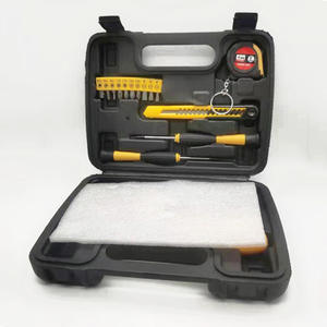 Uroko – trousse à outils domestiques 22 pièces, boîte à outils multifonctionnelle en acier au carbone 220x180x40mm pour usage domestique - Product Image 4