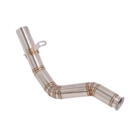 Sistema de Escape para Motocicleta, Tubo de Enlace Medio de Posición Alta de 51 mm para KTM Duke 125 250 390 KTM RC390 RC250 2017-2021