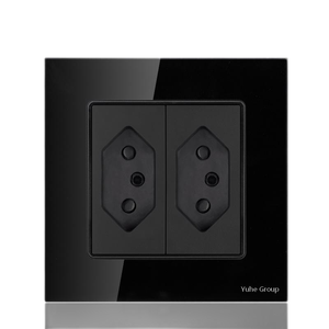 เต้ารับติดผนังแบบสัมผัส 3 ทาง 10A สำหรับแผงควบคุม PC ทนไฟมาตรฐานบราซิล - Product Image 6