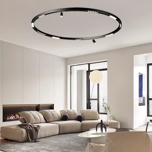 <span class=keywords><strong>Rail</strong></span> magnétique LED encastré à montage en surface, indice d'indice de couleur élevé, anneau en aluminium, sans éclairage principal, <span class=keywords><strong>rail</strong></span> épaissi - Product Image 1