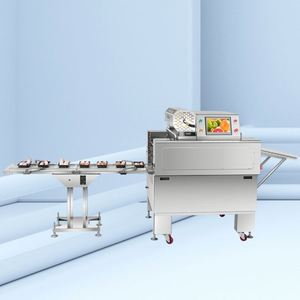 Máquina Automática de Envasado Horizontal para Supermercados, para Verduras, Frutas, Mariscos y Carne con Envoltura de Film Transparente - Product Image 4