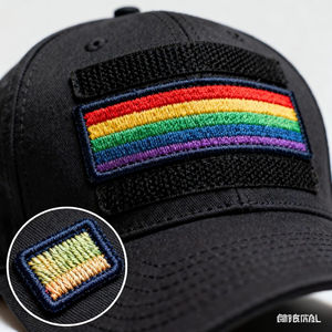Maßgefertigte Bestickte Gewebte Designer-<span class=keywords><strong>Patches</strong></span> für Trucker-Hüte Cartoon Aufbügelbare Stickerei-<span class=keywords><strong>Patches</strong></span> für Kleidung aus Filzstoff - Product Image 5