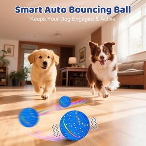 Giocattolo per Cani Automatico E-TPU+PC, Palla Rotolante Ricaricabile, Resistente ai Morsi, Gioco da Masticare per Cani Piccoli, Medi e Grandi - Product Image 2