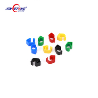 Bague de pigeon RFID UHF personnalisée de haute qualité, bague ouverte en PVC avec puce intégrée