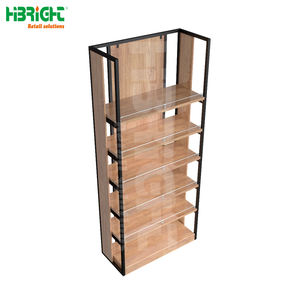 Panel trasero plano del fabricante de doble cara, 5 capas, estante metálico de Servicio Ligero, estante para tienda de supermercado, servicio pesado de un solo lado - Product Image 1