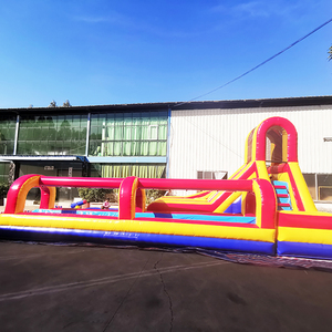 Hot người bán lớn lớn Con Bouncer Inflatable cầu vồng Helix Dual Lane trẻ em thương mại Inflatable trượt và trượt - Product Image 6