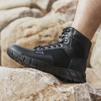 Chaussures de randonnée d'été, bottes tactiques respirantes en mesh, amortissantes