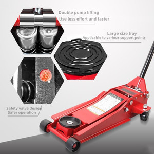 Altertool Top Sale 3 Ton Low Profile Floor Hydraulic <strong>Car</strong> <strong>Jack</strong> Guaranteed Quality with Dual Pump Wholesale <strong>Price</strong> Popular Model - Product Image 5