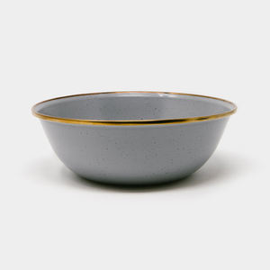 Poinçon de stockage de fleurs en métal émaillé, 1 pièce, qualité alimentaire, bol de <span class=keywords><strong>feu</strong></span> de camping réutilisable - Product Image 5