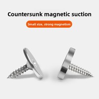 Loquet magnétique pour armoire en acier, forte aspiration magnétique, design fin et invisible pour portes de placard et tiroirs