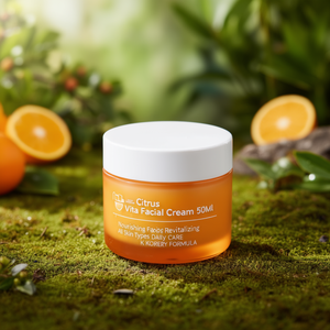 Crema Facial Citrus Vita 50 ml, Nutritiva y Revitalizante para Todo Tipo de Piel, Cuidado Diario, Fórmula K-Beauty - Product Image 3