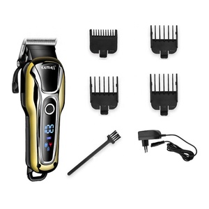 Trimer KM 1990-cortadora <span class=keywords><strong>de</strong></span> cuchillas <span class=keywords><strong>de</strong></span> acero inoxidable, máquina eléctrica inalámbrica con pantalla LCD y carga rápida - Product Image 4