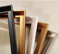 Cadre photo en plastique en forme de L léger et durable pour peinture sur toile flottante, idéal pour une présentation pratique des photos (vente en gros)