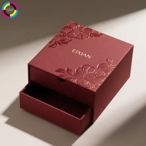 Caja <span class=keywords><strong>de</strong></span> Regalo <span class=keywords><strong>de</strong></span> Lujo con Estampado en Dorado y Relieve 3D, Caja Deslizante <span class=keywords><strong>de</strong></span> Cartón con Logotipo Personalizado para Embalaje <span class=keywords><strong>de</strong></span> Regalos - Product Image 4