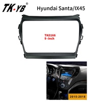 Cadre d'autoradio pour Hyundai Santa Fe IX45 2013-2019, panneau de navigation, cadre de radio Android, façade de radio