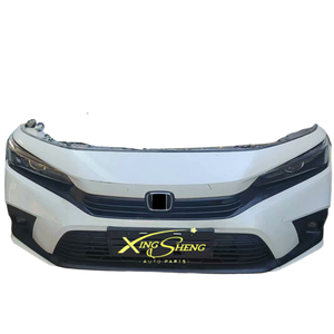 Original para <span class=keywords><strong>Honda</strong></span> para <span class=keywords><strong>Civic</strong></span> Parachoques Delantero Rejilla Radiador Faros Capó y Arnés de Radar-Estado Usado - Product Image 2