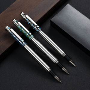 <span class=keywords><strong>Penna</strong></span> Roller Personalizzata da Ufficio con Incisione Laser, <span class=keywords><strong>Smalto</strong></span> Colorato, Punta da 1.0mm, Inchiostro Blu e Nero Ecologico - Product Image 1
