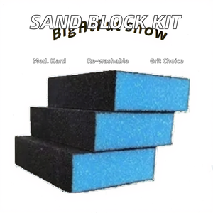 Có thể đảo ngược thô/trung bình/mịn cát bọt Sander bọt biển 60/<span class=keywords><strong>80</strong></span>/100/120/180/220 <span class=keywords><strong>Grit</strong></span> vừa khối mài mòn cho Gỗ Kim Loại vách thạch cao - Product Image 5