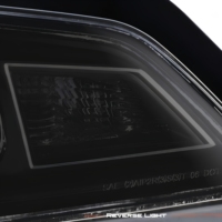 Feux arrière à LED pour Infiniti G37 Coupé 2008-2013 Q60 Coupé 2014-2015 Lentille fumée Boîtier noir