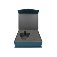 Porte-documents robuste à fermeture magnétique avec logo personnalisé pour emballage de vin de luxe, design pliable