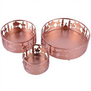 Ensemble de trois plateaux à chocolat ronds, qualité excellente, plateau à chocolat fait main, best-seller, nouveau plateau à chocolat - Product Image 1