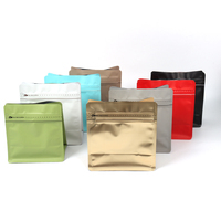 Sacs à café à fond plat holographiques imprimés sur mesure, 250g, 500g, 1kg, sacs à café vides, emballages pour grains de café