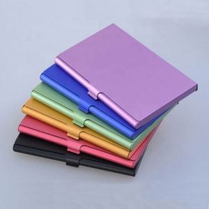 Estuche de Tarjetas de Visita de Aluminio Metálico con Logotipo Personalizado, Impresión en Relieve, Porta Tarjetas de Crédito Bancarias, Regalos Promocionales para Agencias de Viajes - Product Image 2