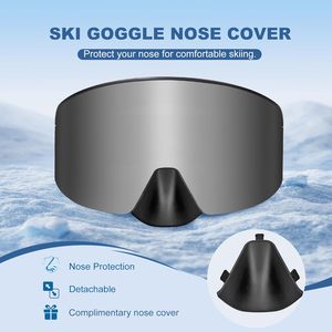 Lunettes de ski personnalisées avec protection UV400, lunettes de sport pour snowboard, OEM, anti-buée, lunettes de ski avec sangles magnétiques, lentilles interchangeables - Product Image 4