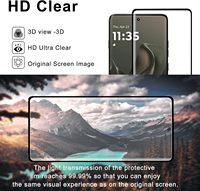 Protection d'écran de téléphone portable en verre trempé transparent 3D incurvé 9H, couverture intégrale, colle intégrale, pour Motorola Edge 2025