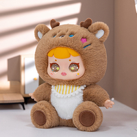 Porte-clés en peluche OEM personnalisé avec visage en vinyle, ours et lapin, figurines en vinyle, jouets en peluche pour clés de voiture et sacs