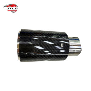 Jtld Glossy Carbon Fiber Achteruitlaat Uitlaat Tip Voor Bmw <span class=keywords><strong>M</strong></span> Serie Modificatie Pijp Binnenpolish - Product Image 4