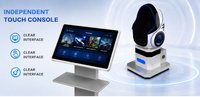 Fauteuil VR 9D à faible investissement, cinéma à siège unique, mouvement dynamique, réalité virtuelle, fauteuil œuf 9D
