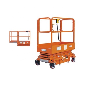다용도 0.7m 폭 미니 리프팅 머신 실내 및 실외용 소형 공중 리프트 인력 바구니 포함 - Product Image 3