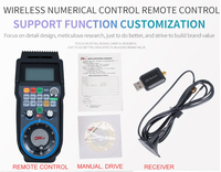 Repuestos para Mecanizado CNC, Control Remoto Inalámbrico CNC de 4 Ejes Programable por Linux, Control Remoto CNC MPG, Volante CNC con Funciones Personalizadas PHB04B