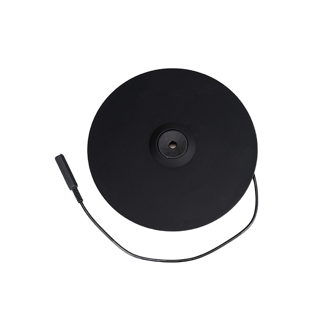UNLOCKED 9" Black Silicone Electronic Splash Cymbal Rubber Surface-Professional E-Drum Gong Pad 23cm Diameter Model CY-9C/B