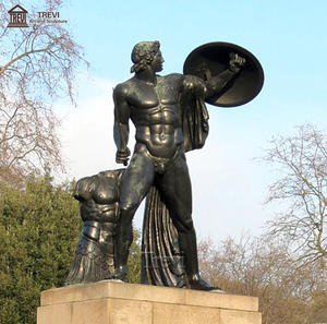 Célèbre Sculpture de <span class=keywords><strong>la</strong></span> <span class=keywords><strong>mythologie</strong></span> <span class=keywords><strong>grecque</strong></span> Statue d'Achille en bronze grandeur nature - Product Image 4