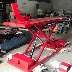 BIAOSIN, elevadores de motocicleta usados, 450KG, Bloqueo neumático, soporte de mesa elevadora de tijera para <span class=keywords><strong>garaje</strong></span> - Product Image 5