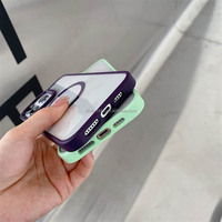 Yanchentian couleur claire dernière coque vierge aimant de protection étuis pour téléphone portable pour Iphone 13 14 15 16 Pro Max couverture de téléphone