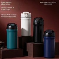 Bouteille isotherme portable en acier inoxydable pour café et eau, double usage, pour la maison et l'extérieur