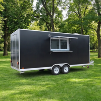 Camion de restauration et remorque personnalisés en acier inoxydable Chammp avec équipement pour glaces et hot-dogs, cuisine de restaurant complète