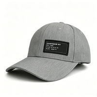 Casquette de baseball vintage en sergé à 6 panneaux, motif lettres courantes, patch cousu personnalisé, logo brodé pour hommes et femmes, OEM ODM, faible MOQ, Gorras