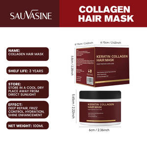 Mascarilla de Queratina y Colágeno al por Mayor de 100 ml con Logotipo Personalizado, Orgánica y Brillante - Product Image 5