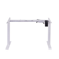 Bureau debout à moteur unique réglable en hauteur cadre de table assis mobilier de bureau moderne écologique