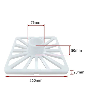 3in ống nhựa PP PE PVC Ống <span class=keywords><strong>ABS</strong></span> phụ kiện lõi phích cắm chân đế hỗ trợ kết thúc phích cắm - Product Image 1