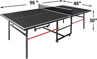 Mesa de tenis de mesa de entretenimiento al aire libre profesional, ruedas plegables de espesor de tablero de 15mm, suministro de fábrica para competición deportiva