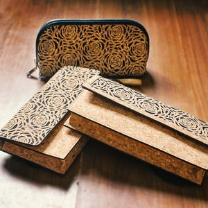 Nice Handbags Korean Handbags Ladies Bags Vegan Cork Clutch Bag Cork Fiber Crossbody Bag for Women - Product Image 5