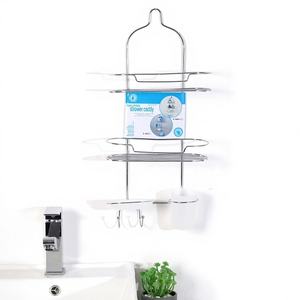 CASAMAX WL AO-9634 อุปกรณ์จัดระเบียบชั้นวางของในห้องน้ำ อุปกรณ์จัดเก็บของในห้องอาบน้ำ คลาสสิค สร้างสรรค์ ทนทาน พรีเมี่ยม สไตล์ส์ - Product Image 1