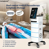 Appareil de massage par compression d'air à double commande, prix d'usine, drainage lymphatique, pressothérapie, machine de remodelage corporel pour salon de beauté