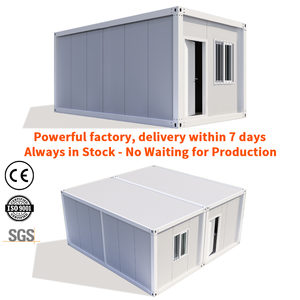 บ้านเก็บภาชนะเหล็กสำเร็จรูปแบบโมดูลาร์2ห้องนอนวิลล่าขนาดเล็กแบบพกพาห้องน้ำสวนโรงเก็บของสำหรับแคนาดา20FT ของจีน - Product Image 4