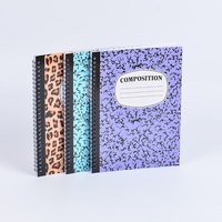 Cahier à spirale coloré personnalisé Offre Spéciale Cahier d'exercices aux lignes horizontales verticales léger pour les yeux Cahier multi-portable créatif